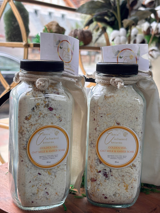 Golden Veil Oat, Milk & Amber Soak